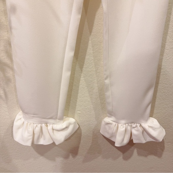 Keepsake The Label Only Love High Waist Ruffle Pant in Ivory Size XXS/S NWT - Picture 6 of 8